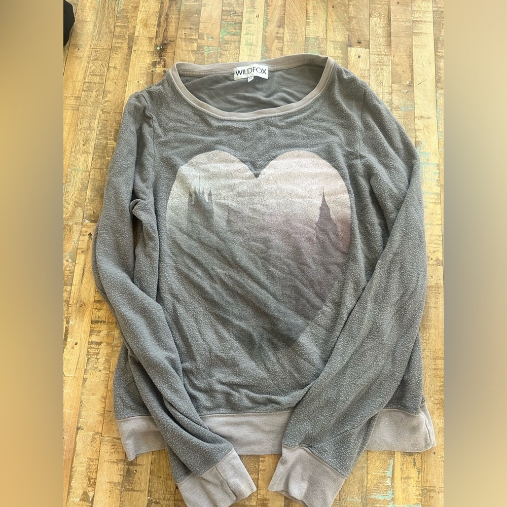 Wildfox sweatshirt, medium, comfortable and cute!